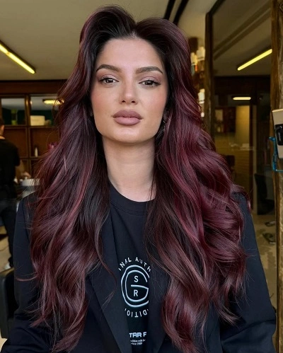 Black Cherry Hair Colors for Women