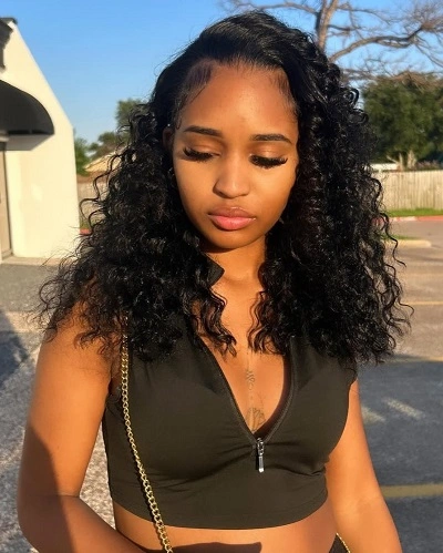 Blunt Cut Curls