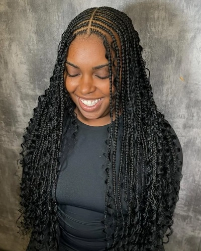 Boho Curly Layers