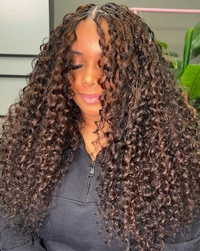 Boho Curly Layers
