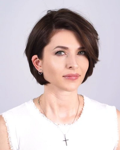Chin Length Bob with Side Bangs