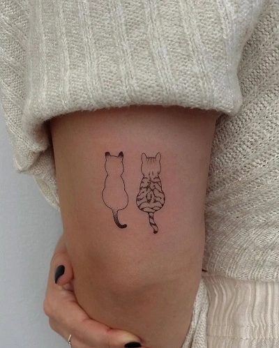  Cute Cat Tattoos for Women