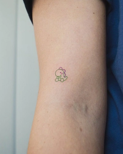 Cute Dinosaur Tattoos for Women