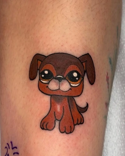 Cute Dog Tattoos for Women