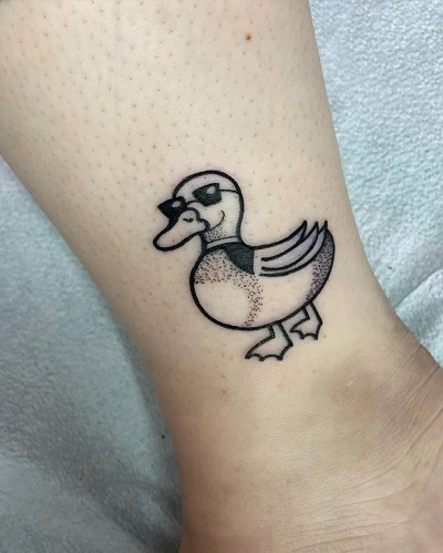 Cute Duck Tattoos for Women