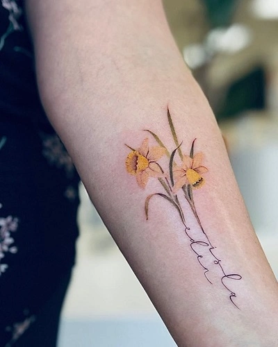 Cute Flower Tattoos for Women