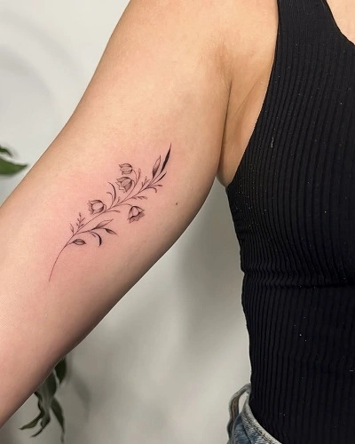 Cute Flower Tattoos for Women