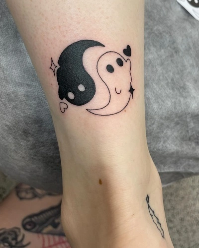 Cute Ghost Tattoos for Women