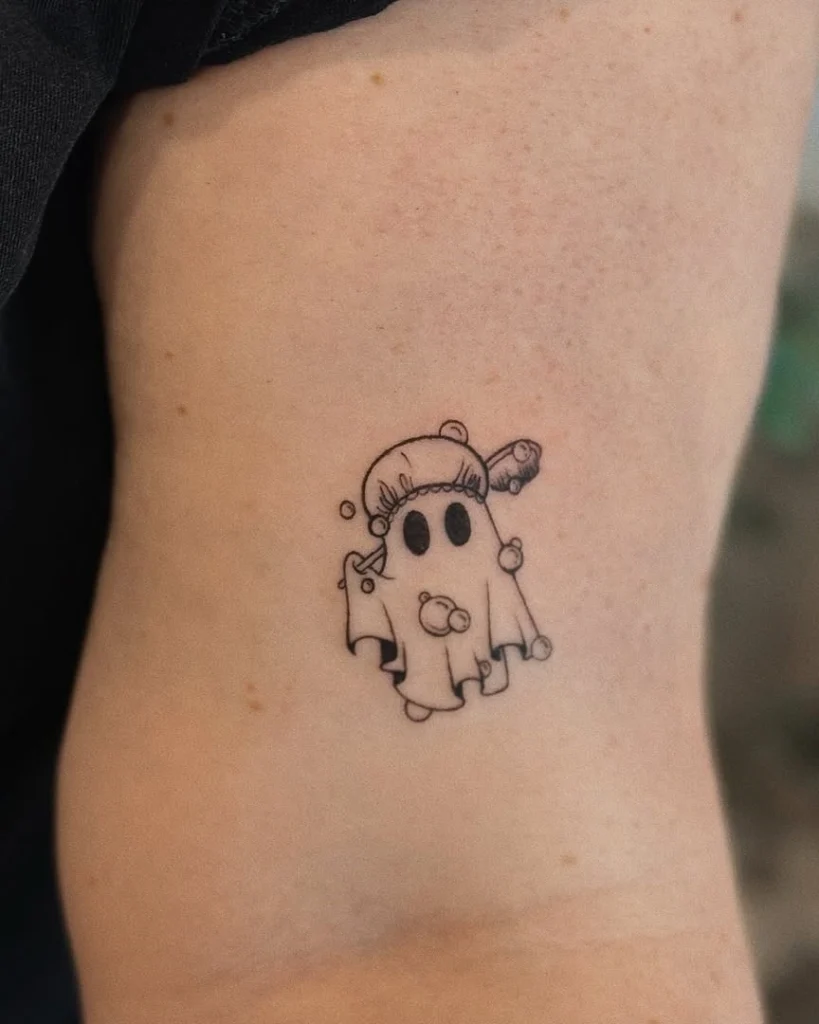 Cute Ghost Tattoos for Women