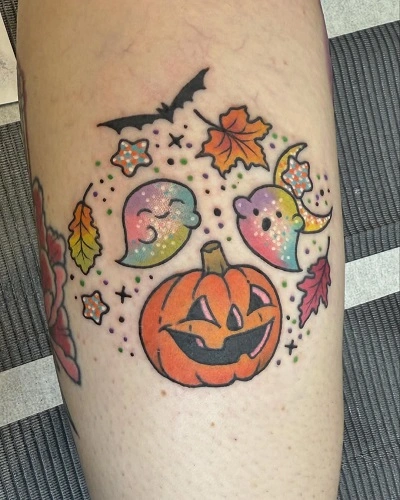 Cute Halloween Tattoos for Women