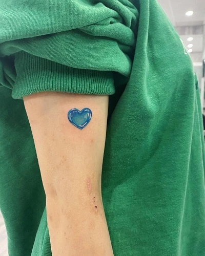 Cute Heart Tattoos for Women