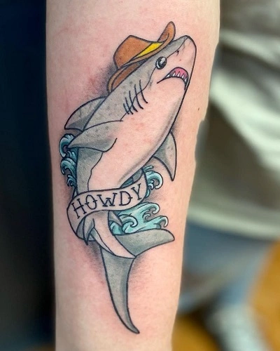Cute Shark Tattoos for Women