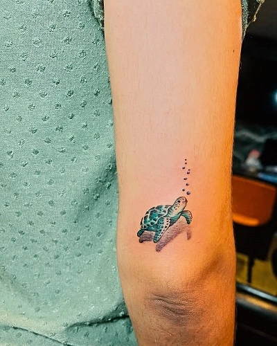 Cute Turtle Tattoos for Women