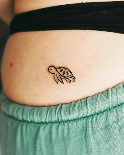 Cute Turtle Tattoos for Women