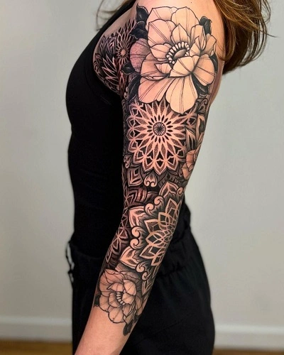 Floral Tattoo Sleeves for Women