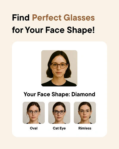 Glasses for Diamond Face Shapes