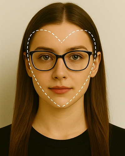 Glasses for Heart Face Shapes