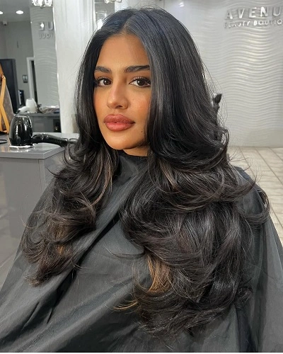 Long Layers with Feathered Ends