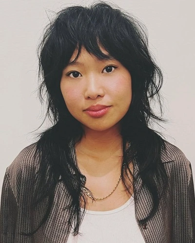 Modern Mullet Straight Hair Women
