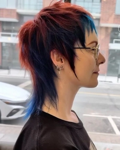 Modern Retro Mullet Woman