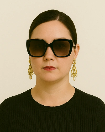 Oversized Square Sunglasses for Women