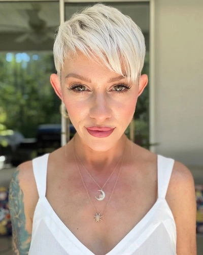 Pixie Cut with Volume on Top