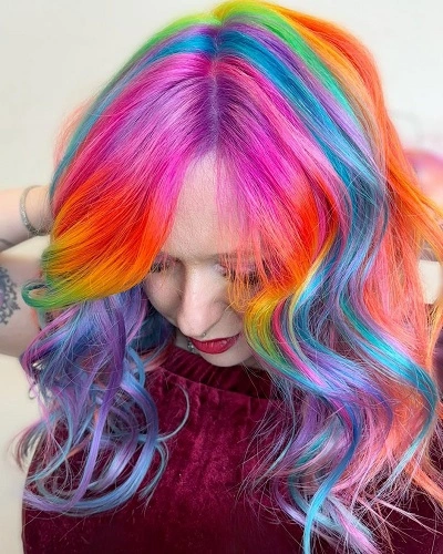 Rainbow Hair Colors for Women
