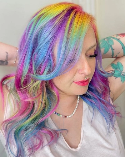 Rainbow Hair Colors for Women