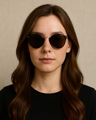 Round or Oval Sunglasses for Women