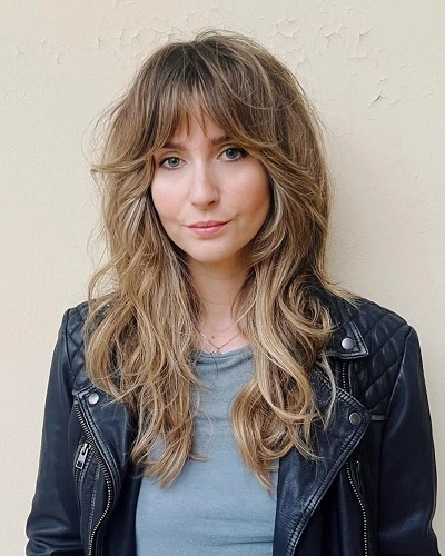 Shag Cut with Wispy Bangs