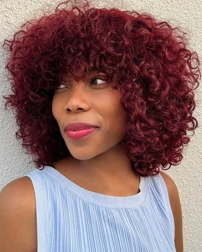 Short Curly Bob