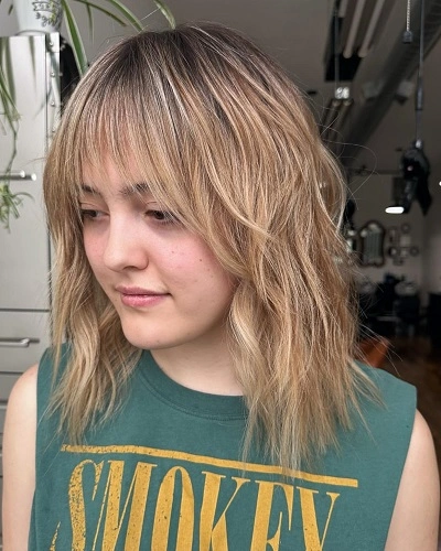 Shoulder Length Shag