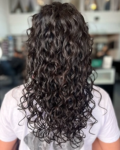 Shoulder Length Spiral Curls