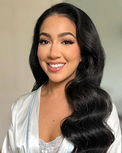 Side Parted Low Waves
