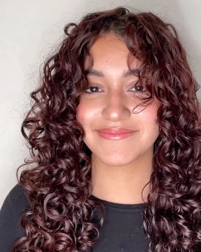 Soft Curls with Face Framing Layers