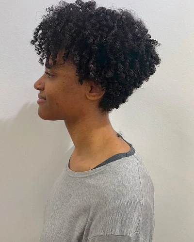 Tapered Curly Cut