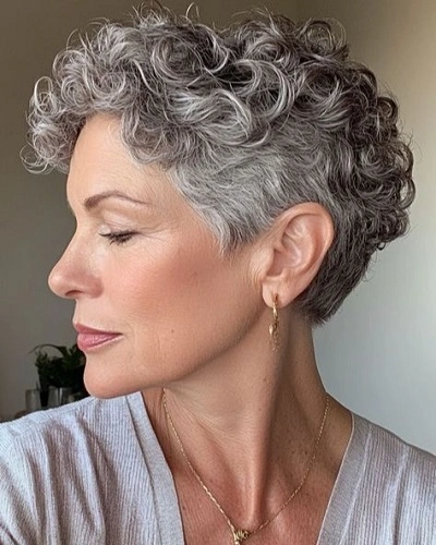 Tapered Cut with Curls