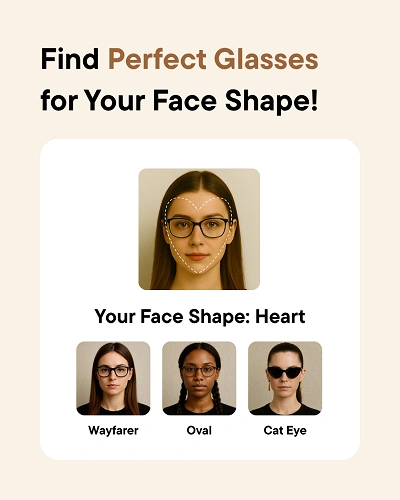 Glasses for Heart Face Shapes