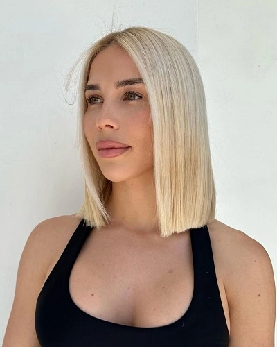 Blunt Cut Lob