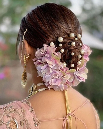 Braided Bun with Accessories