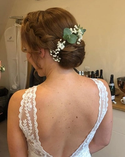 Dutch Braid Bun