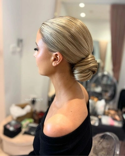 Low Sleek Bun