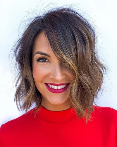 Short Textured Haircut Women 