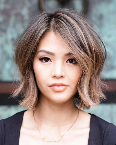 Short Textured Haircut Women