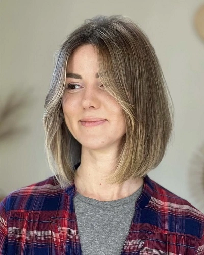 Sleek Shoulder Length Bob 