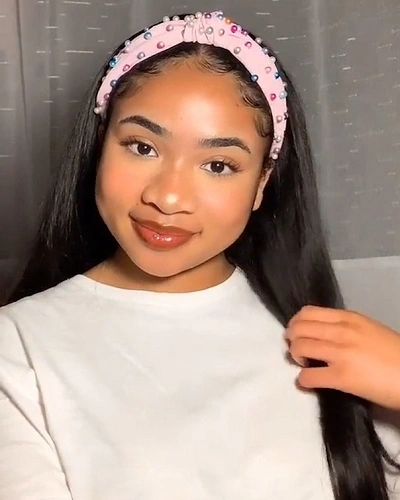 Straight Hair with Headband