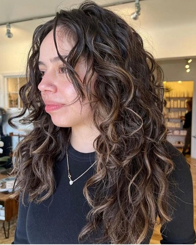 Waterfall Layers with Soft Curls