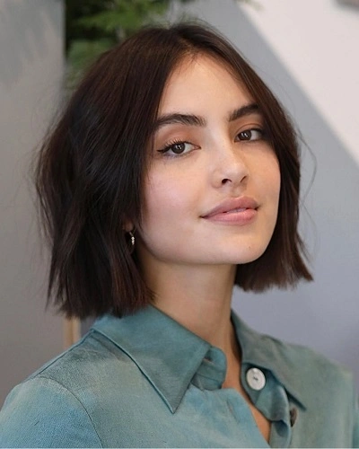 Women's Short Haircuts with Bangs