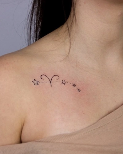 Aries Zodiac Tattoos for Women