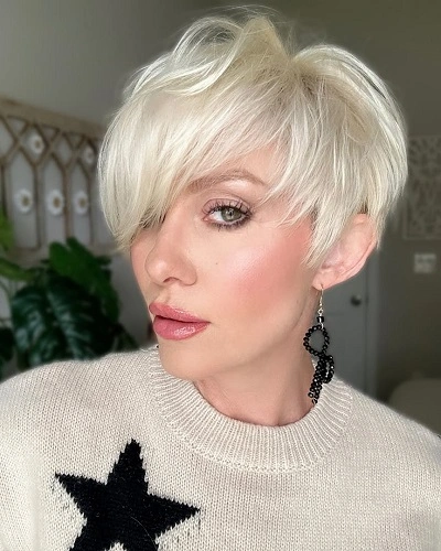 Asymmetrical Pixie Cut